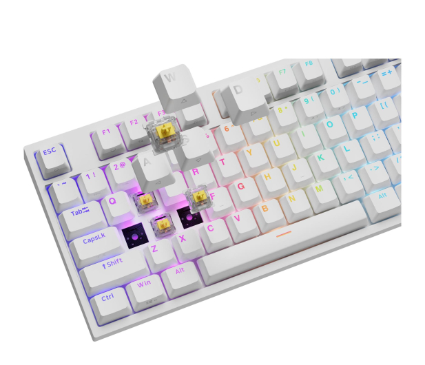 Genesis Thor 404 Gateron Yellow Pro Biała NKG-2299 - 1347640 - zdjęcie 8